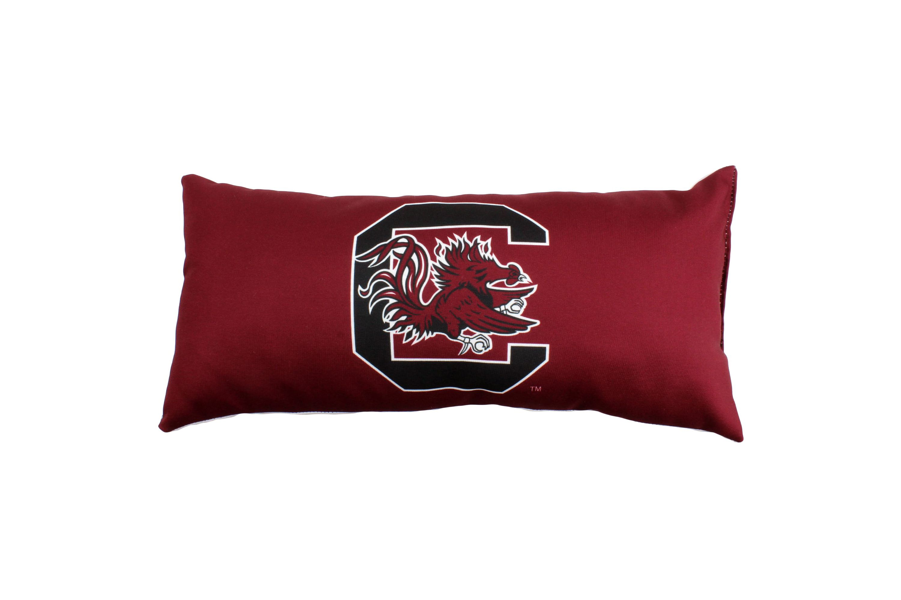 NCAA South Carolina Gamecocks 2 Sided Bolster Travel Pillow