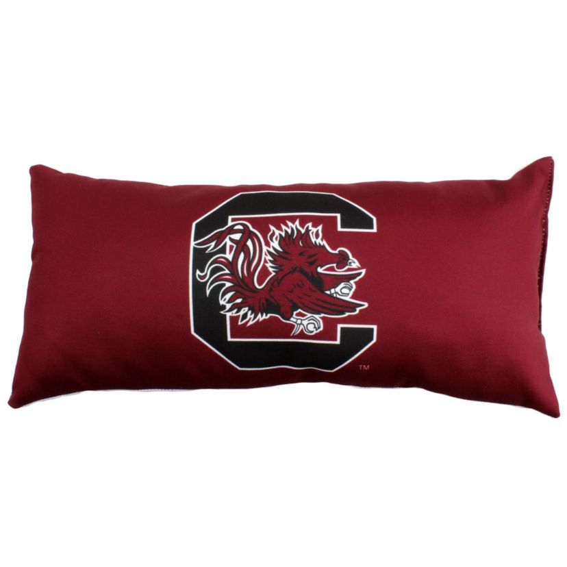 NCAA South Carolina Gamecocks 2 Sided Bolster Travel Pillow