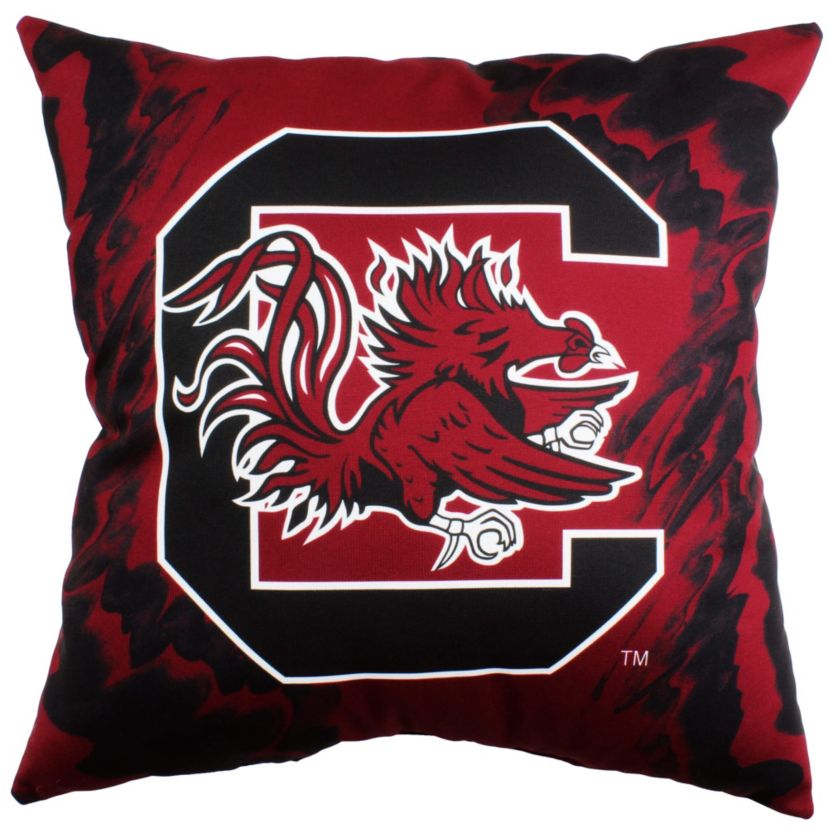 NCAA South Carolina Gamecocks 2 Sided Color Swept Decorative Pillow