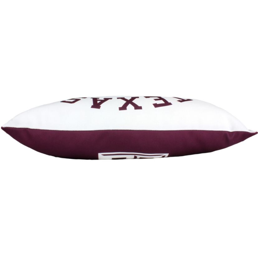 NCAA Texas A&M Aggies 2 Sided Bolster Travel Pillow