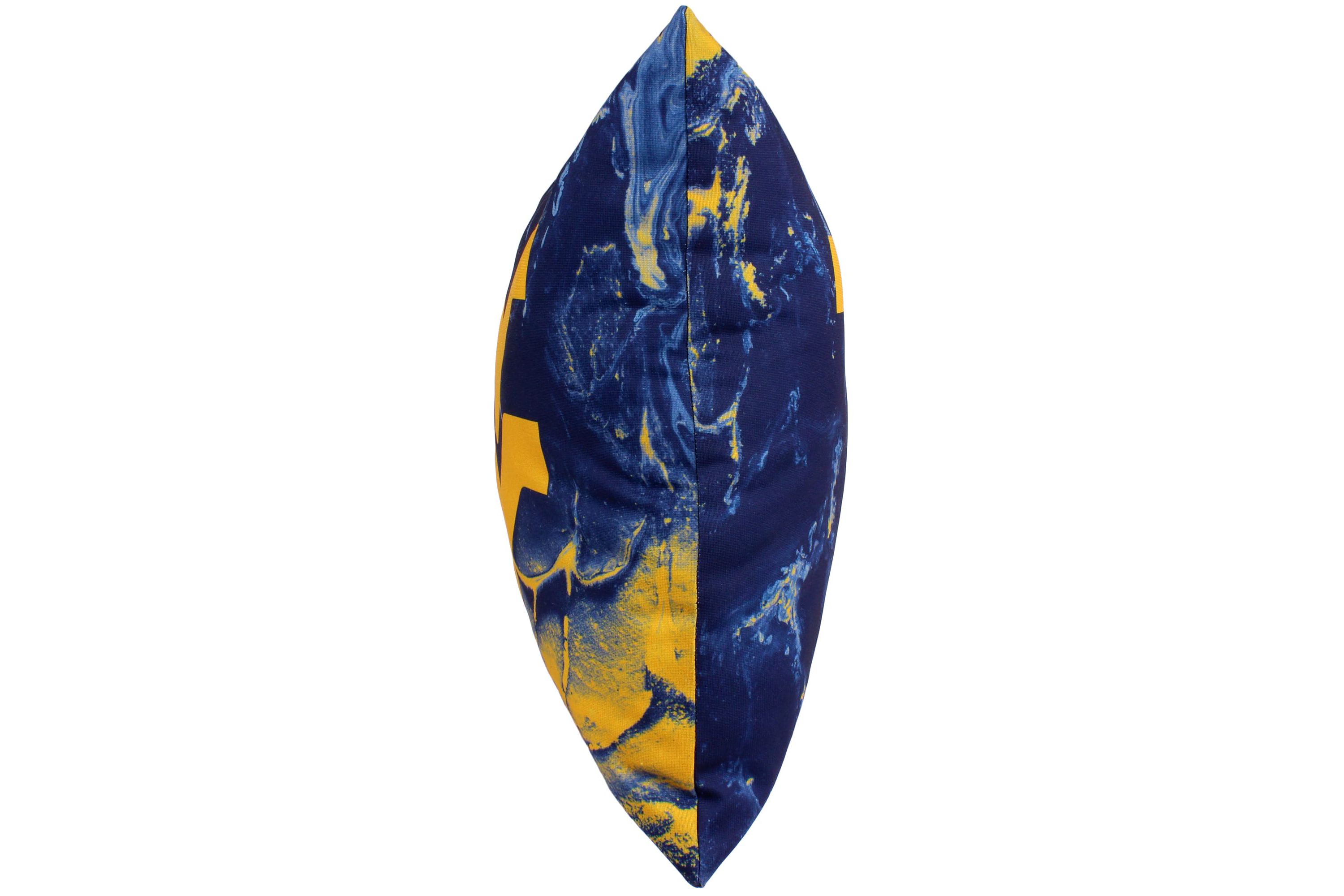 NCAA West Virginia Mountaineers 2 Sided Color Swept Decorative Pillow