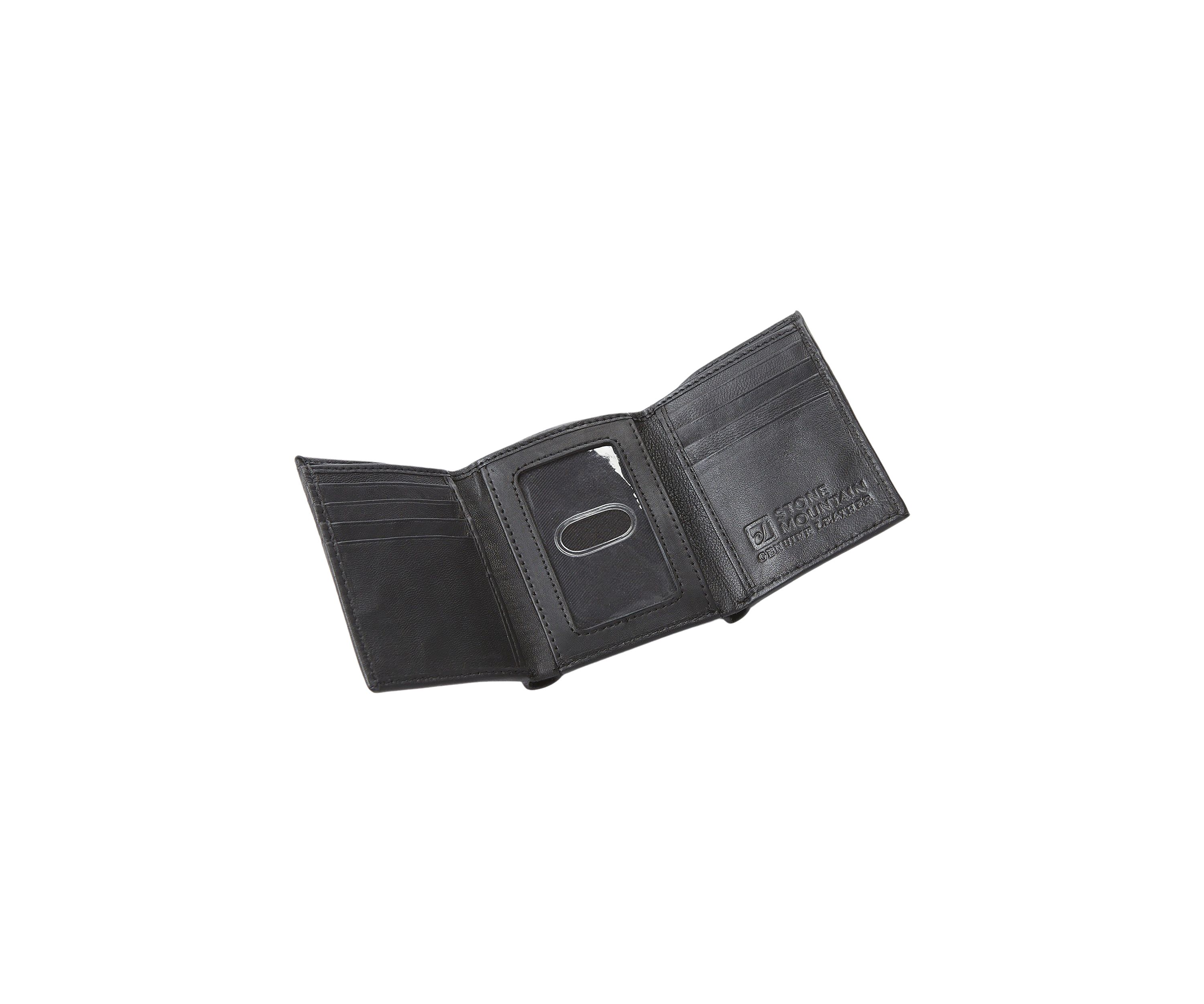 Black Trifold Wallet 