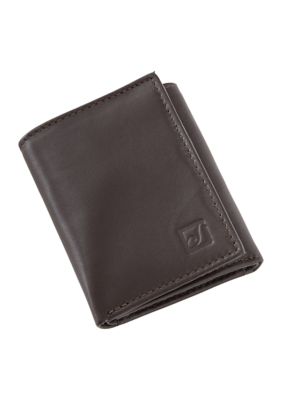  Stone Mountain New Mens Wallet Genuine Black Leather RFID  Passcase Billfold : Clothing, Shoes & Jewelry