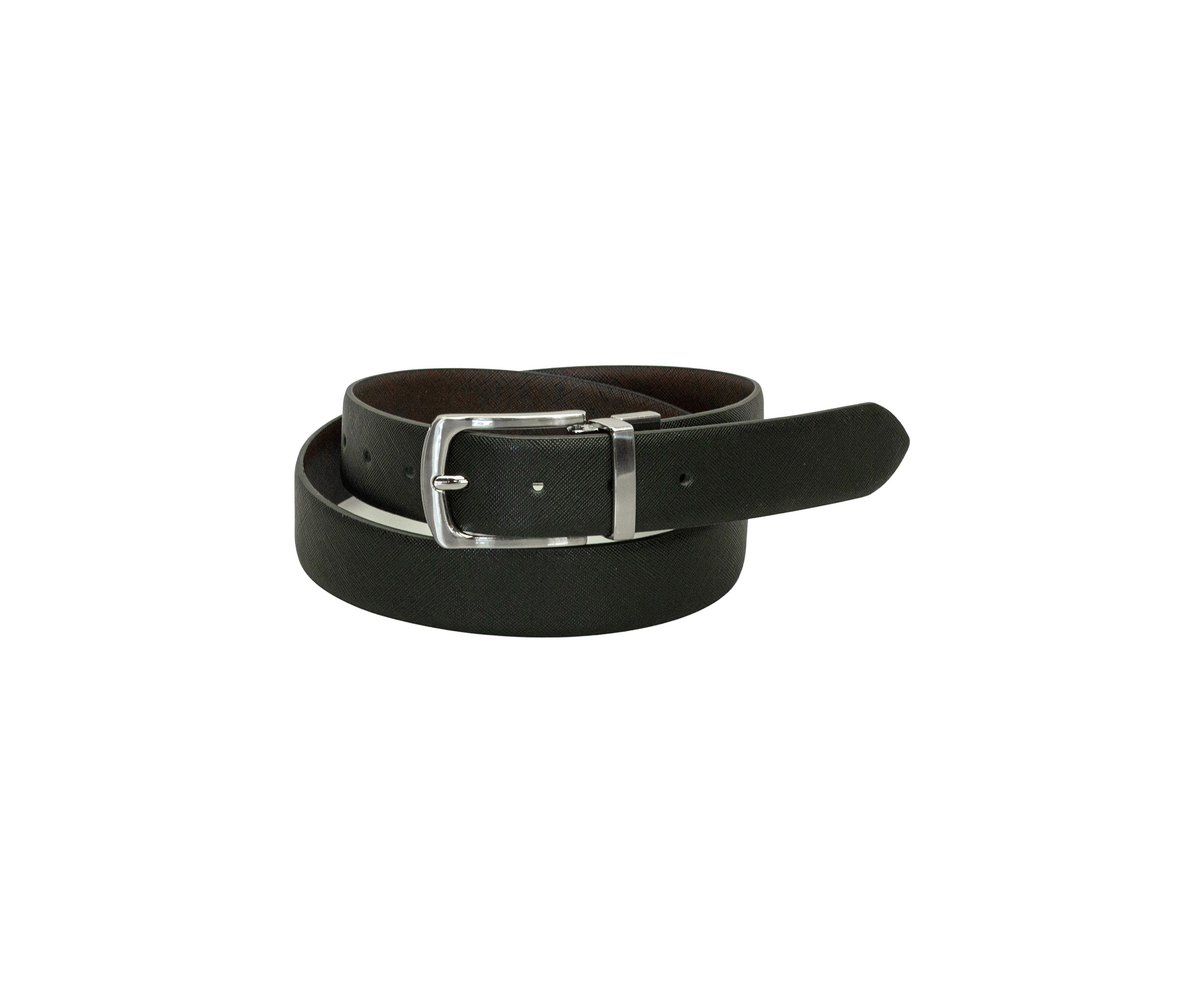 Big & Tall Saffiano Leather Belt