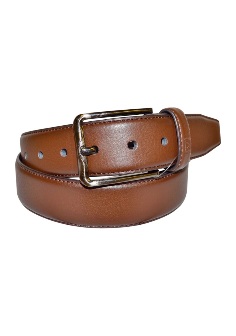 Big & Tall Feather Edge Stitched Dress Belt