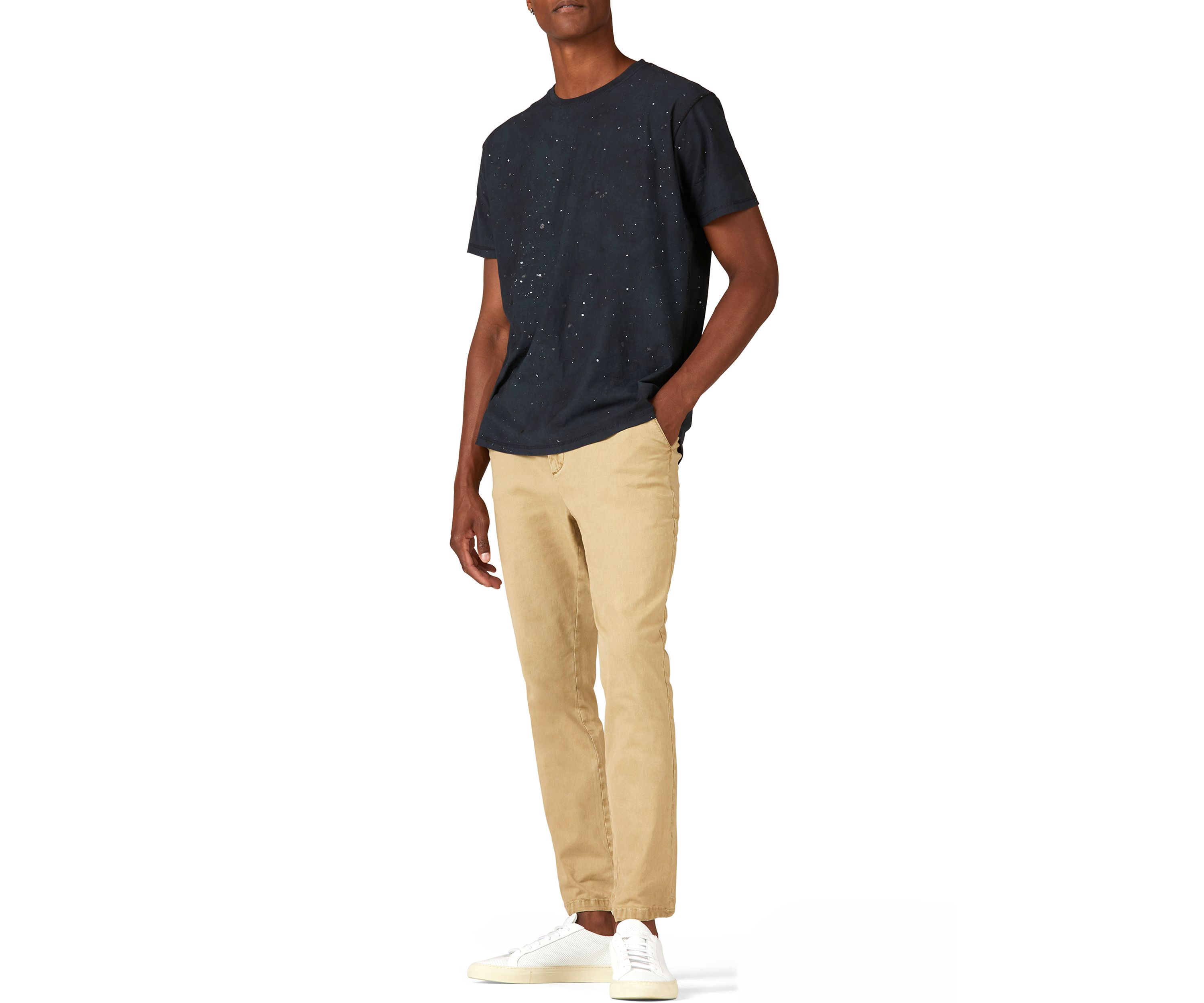Eli Classic Elastic Hem Chino Pants 
