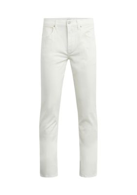 Hudson Jeans Men's Blake Slim Straight Pants, White, 38