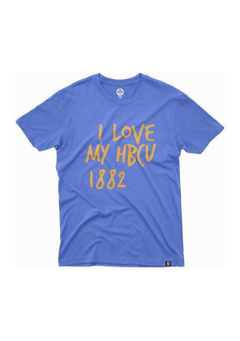NCAA Virginia State Trojans Love Graphic T-Shirt 