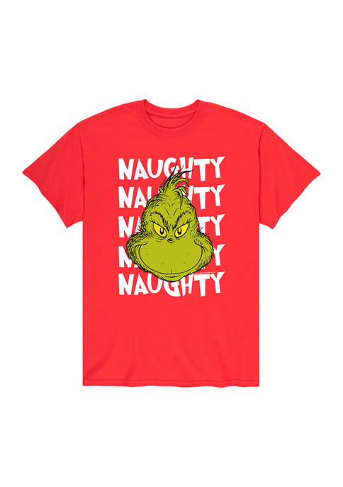 Dr. Seuss Naughty Grinch Graphic T-Shirt