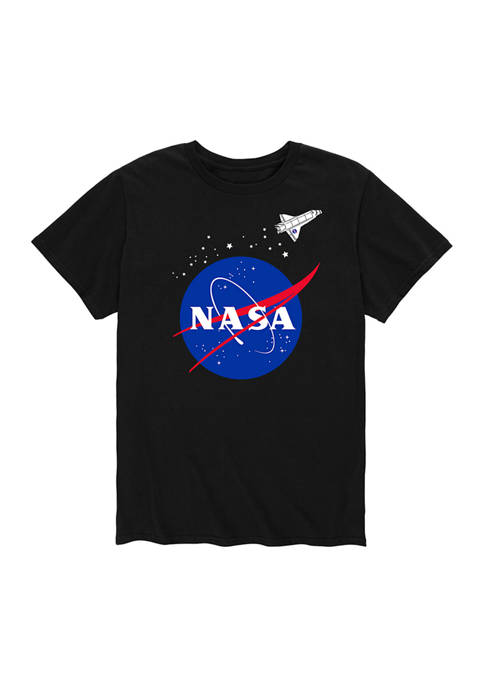 NASA Logo Space Ship Graphic T-Shirt