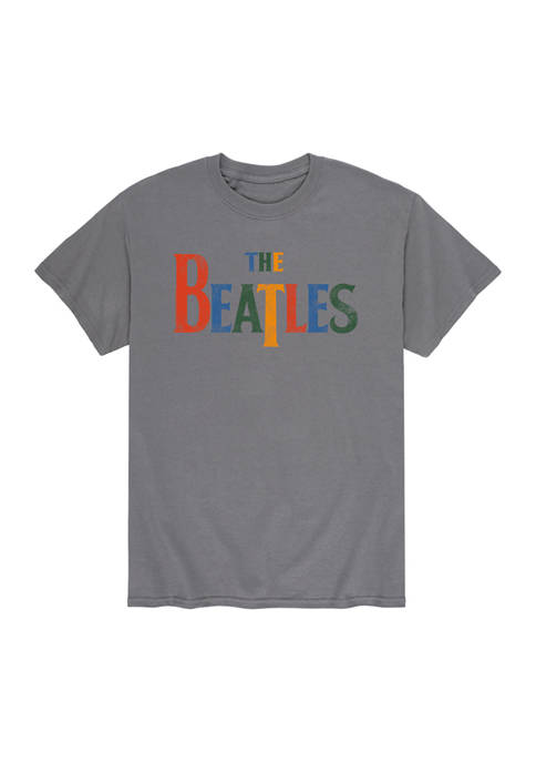 The Beatles Juniors Colored Logo Graphic T-Shirt