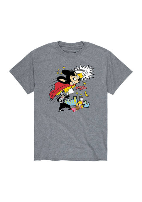 Mighty Mouse Mighty Fight Graphic T-Shirt