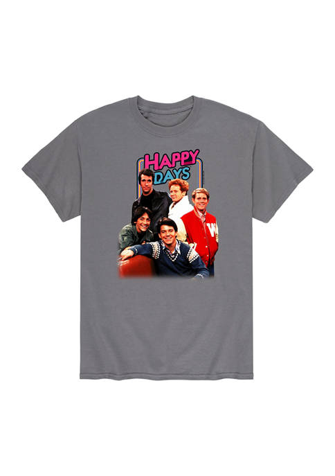 Happy Days Characters Graphic T-Shirt