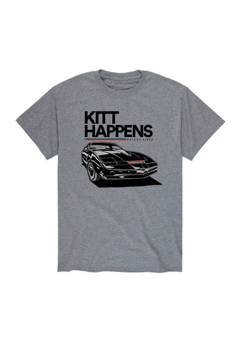 Knight Rider Kitt Happens Graphic T-Shirt