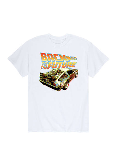 Back to the Future Offset Delorean Graphic T-Shirt