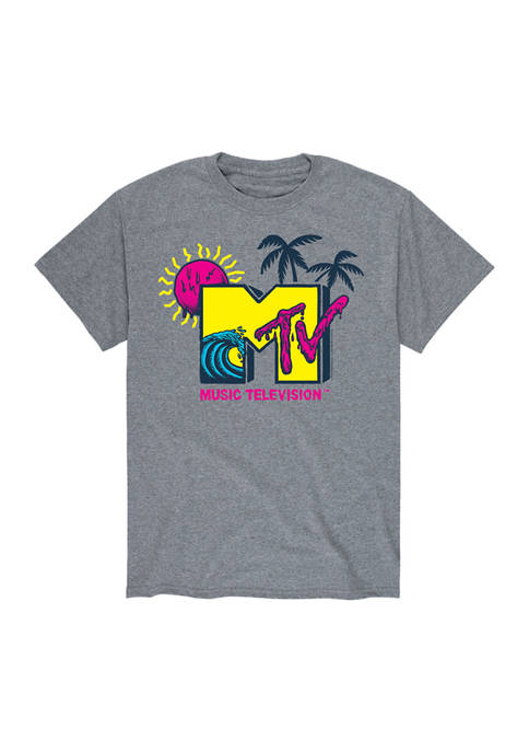 MTV Wave Logo Graphic T-Shirt