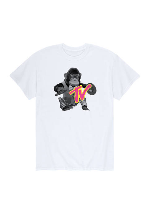 MTV Monkey Graphic T-Shirt