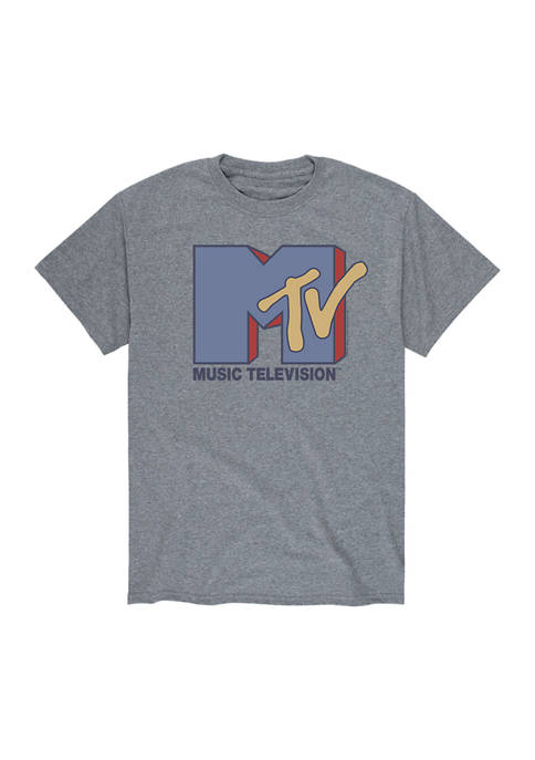 MTV Blue Logo Graphic T-Shirt