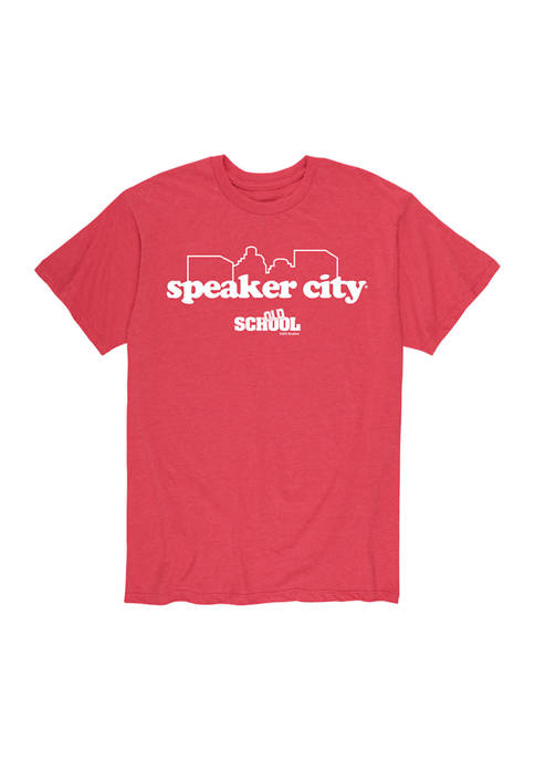 Old School Speaker City Graphic T-Shirt