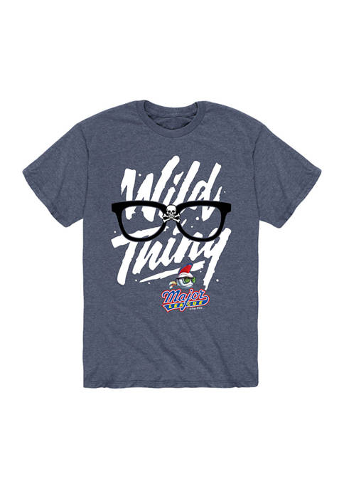 Major League Wild Thing Glasses Graphic T-Shirt