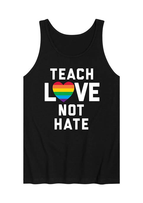 Instant Message Teach Love Not Hate Graphic Tank
