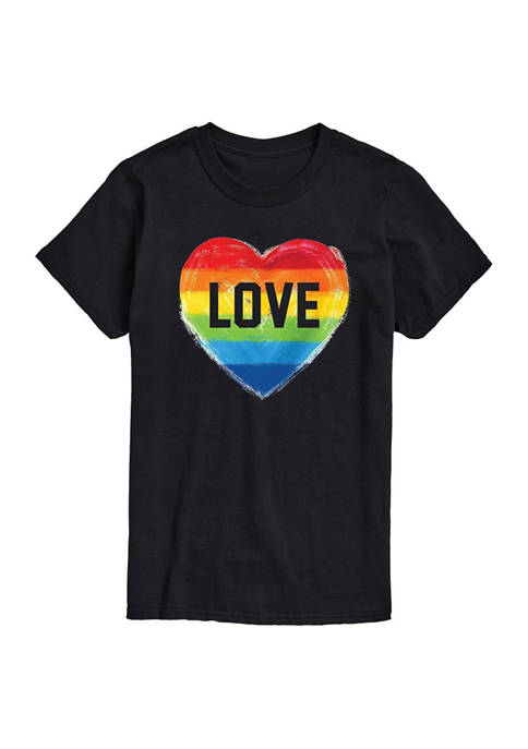 Instant Message Love Heart Graphic T-Shirt