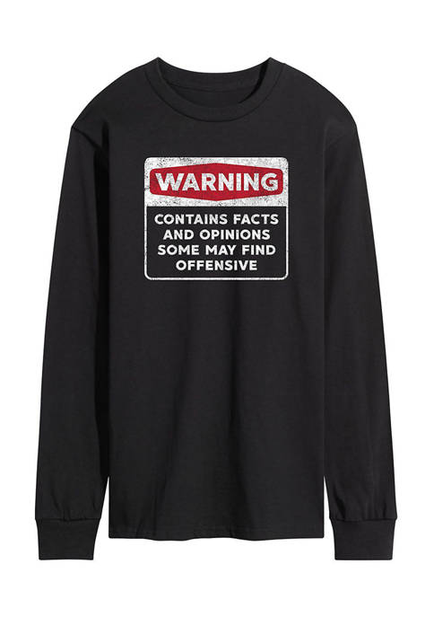 Instant Message Facts and Opinions Long Sleeve Graphic