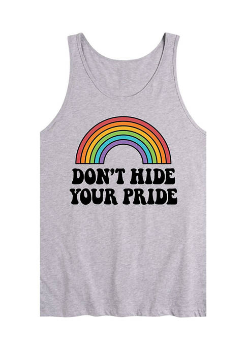 Instant Message Dont Hide Your Pride Graphic Tank