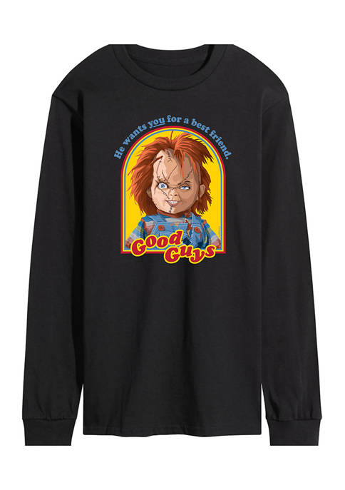 Chucky Retro Good Guys Graphic Long Sleeve T-Shirt