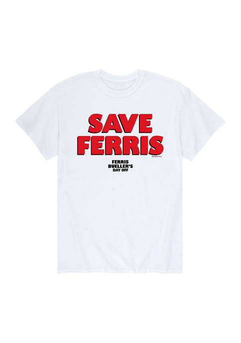 Ferris Bueller Save Ferris Graphic T-Shirt