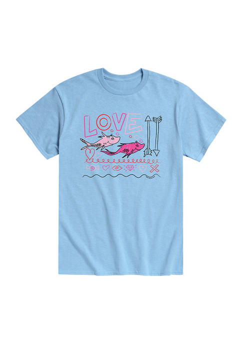 Dr. Seuss Love Fish Graphic T-Shirt