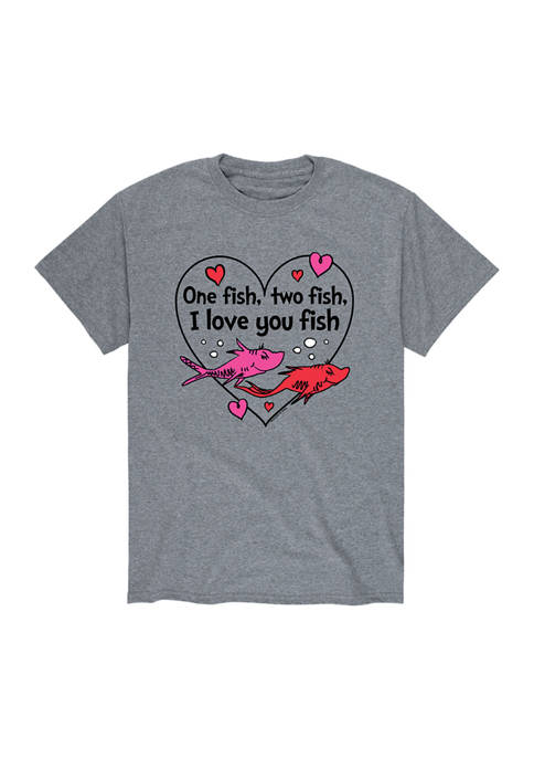 Dr. Seuss I Love You Fish Graphic T-Shirt