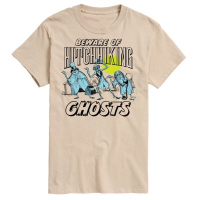 Haunted Mansion Parks Attraction Men's Hitchhiking Ghosts Graphic T-Shirt, Sand, X-Large -  0197972078912