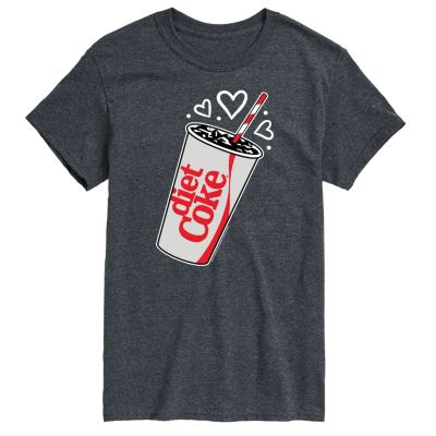 Diet Coke Men's Heart Bubbles Graphic T-Shirt
