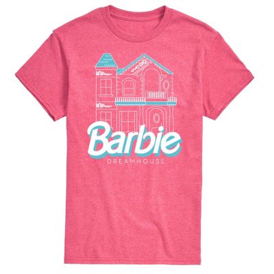 Barbie Men's Dreamhouse Graphic T-Shirt, Pink, 2XL -  0197912642869