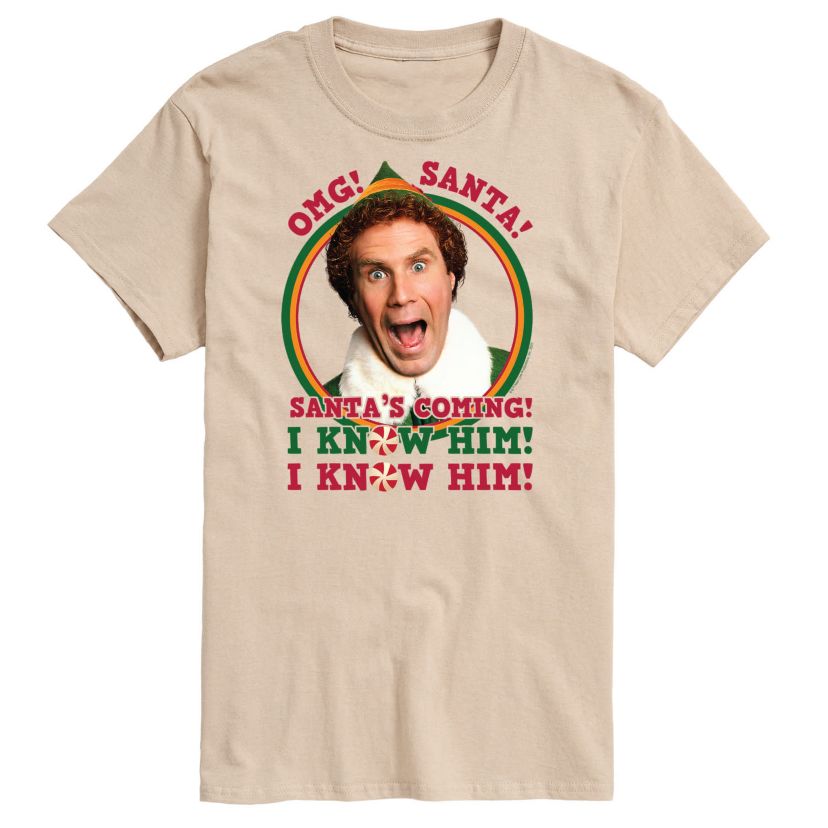 Santas Coming Graphic T-Shirt