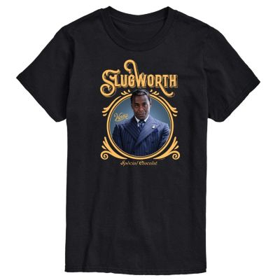 Wonka (2023) Men's Slugworth Graphic T-Shirt, Black, X-Large -  0198317442948