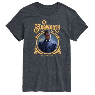 Wonka (2023) Men's Slugworth Graphic T-Shirt, Grey, 2XL -  0198317443020