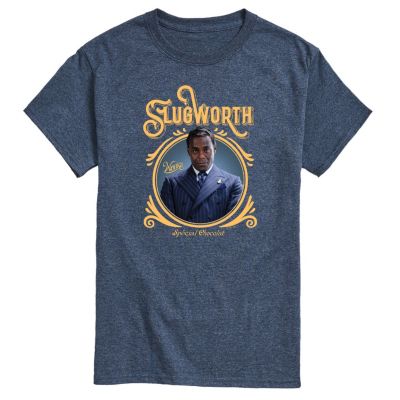 Wonka (2023) Men's Slugworth Graphic T-Shirt, Blue, 2XL -  0198317442962