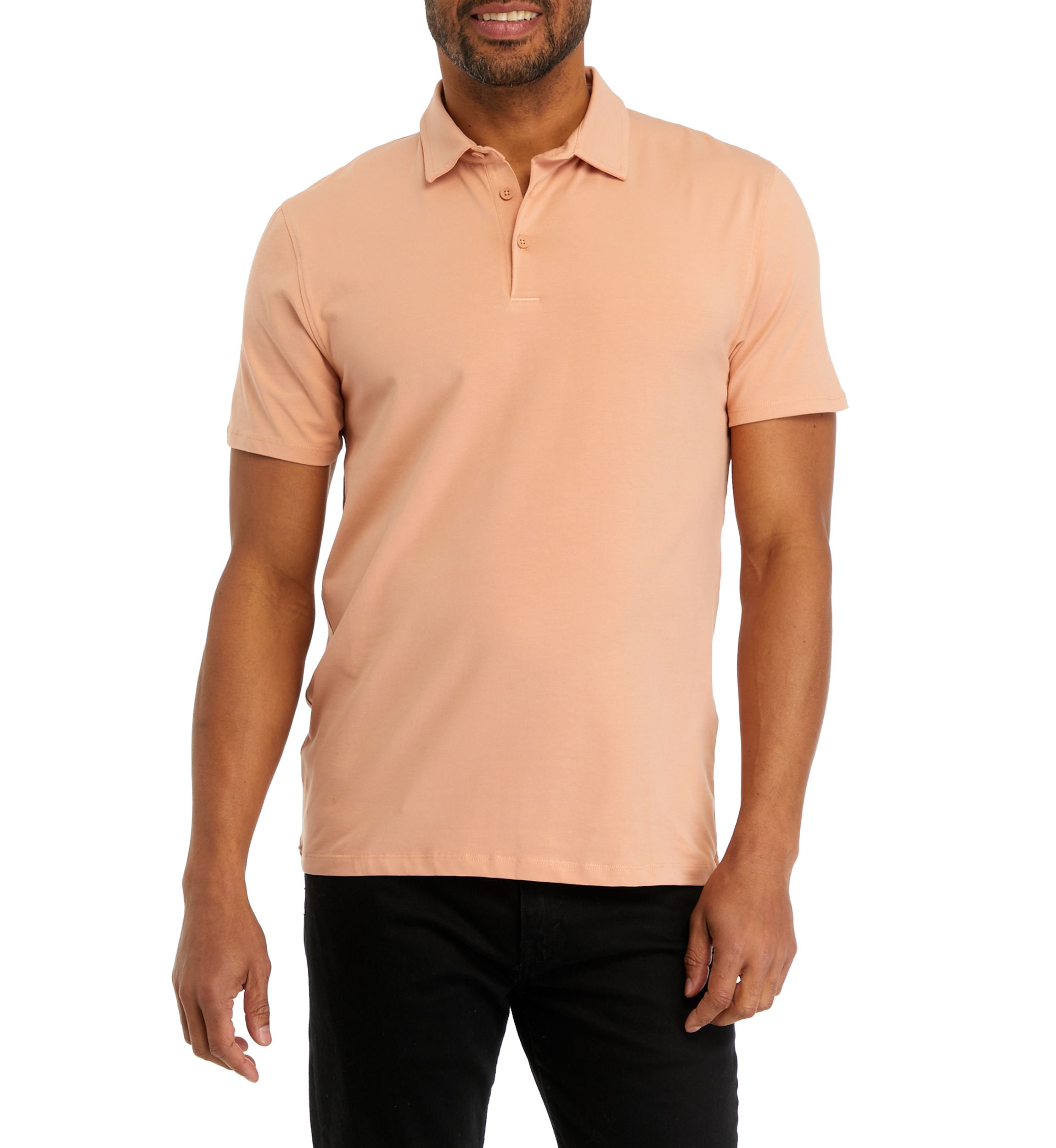 Mens Solid Classic Short Sleeve Polo Shirt