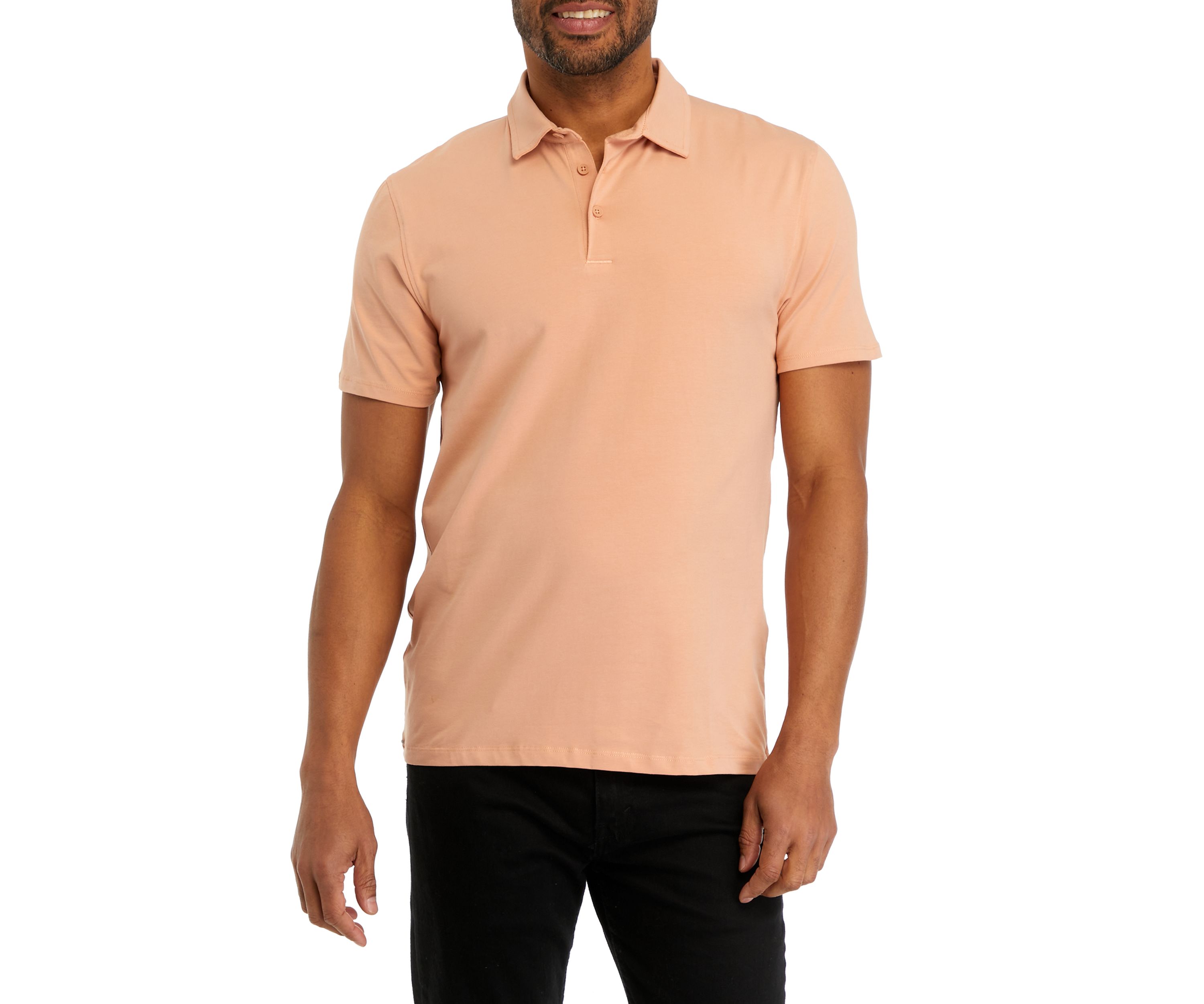 Mens Solid Classic Short Sleeve Polo Shirt
