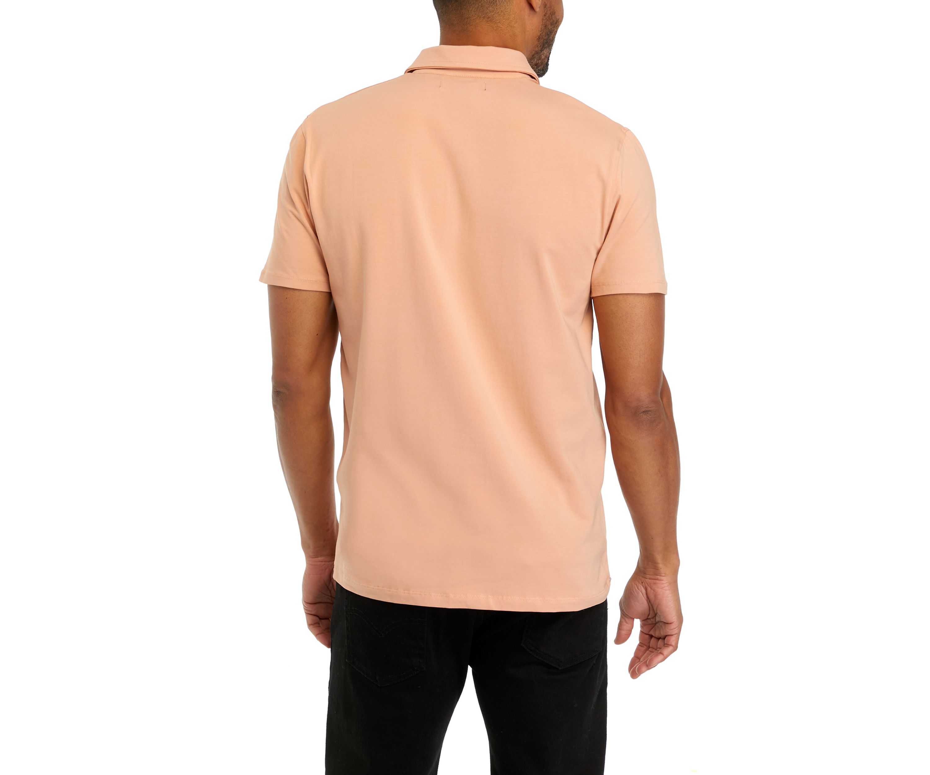 Mens Solid Classic Short Sleeve Polo Shirt