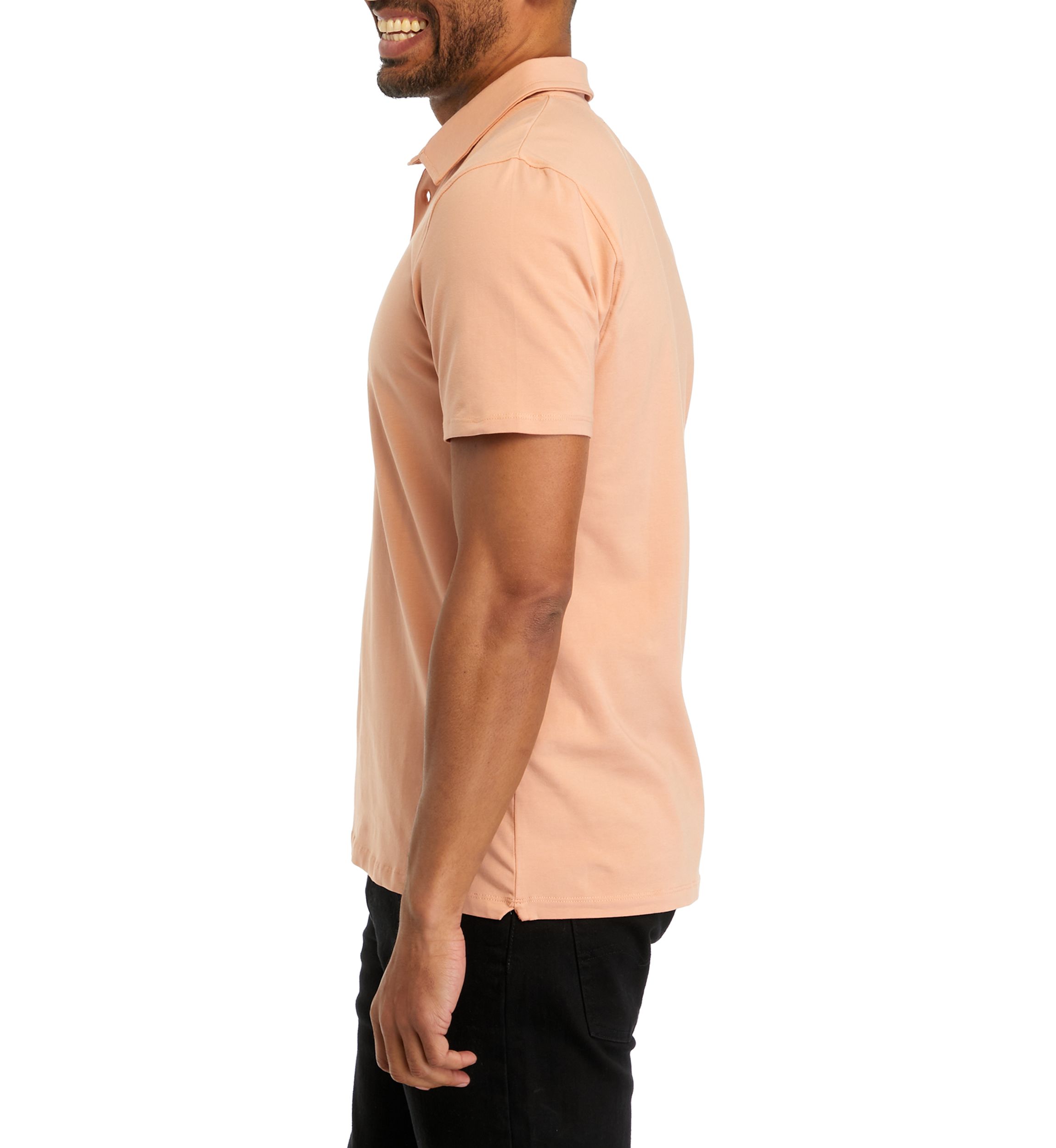 Mens Solid Classic Short Sleeve Polo Shirt