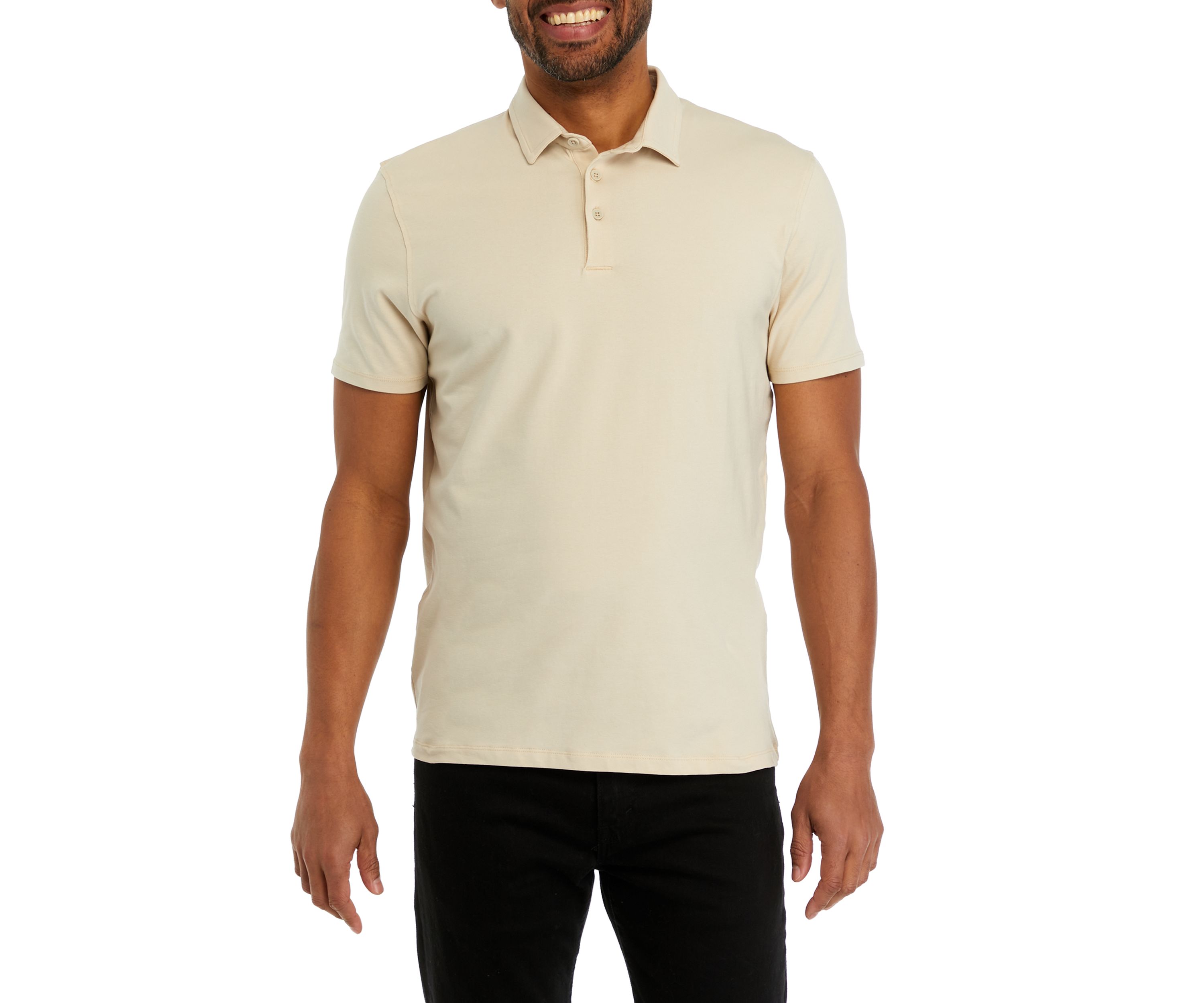 Mens Solid Classic Short Sleeve Polo Shirt
