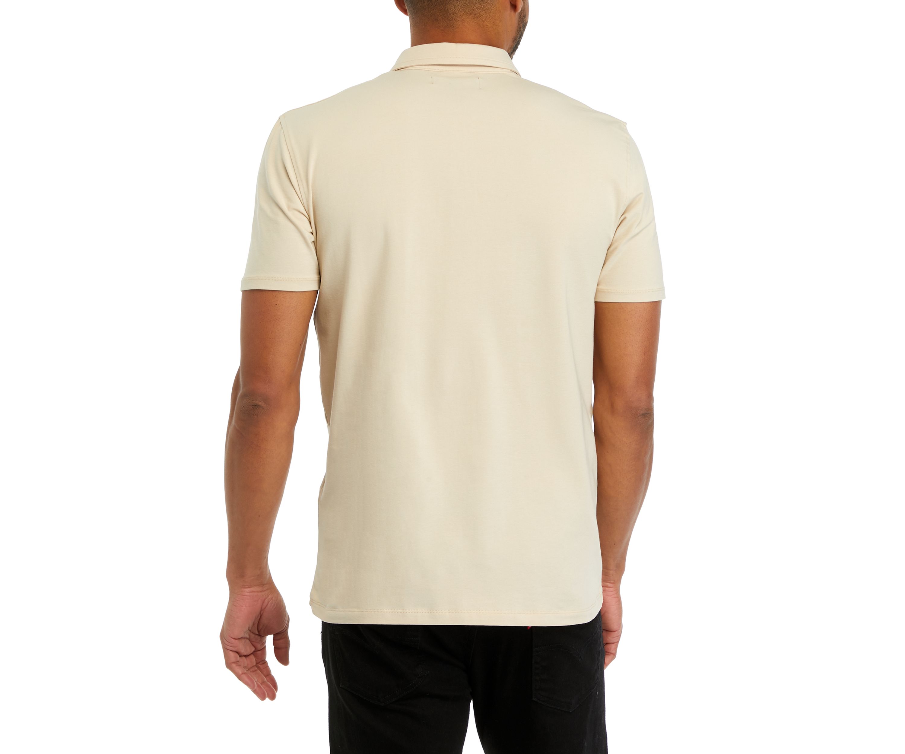 Mens Solid Classic Short Sleeve Polo Shirt