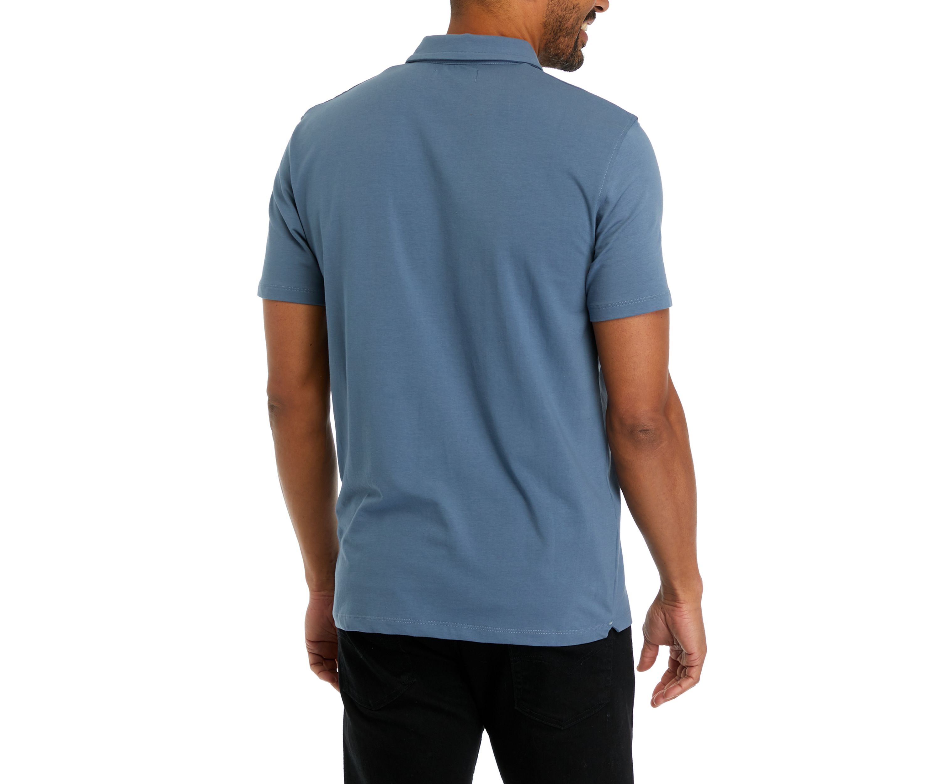 Mens Solid Classic Short Sleeve Polo Shirt