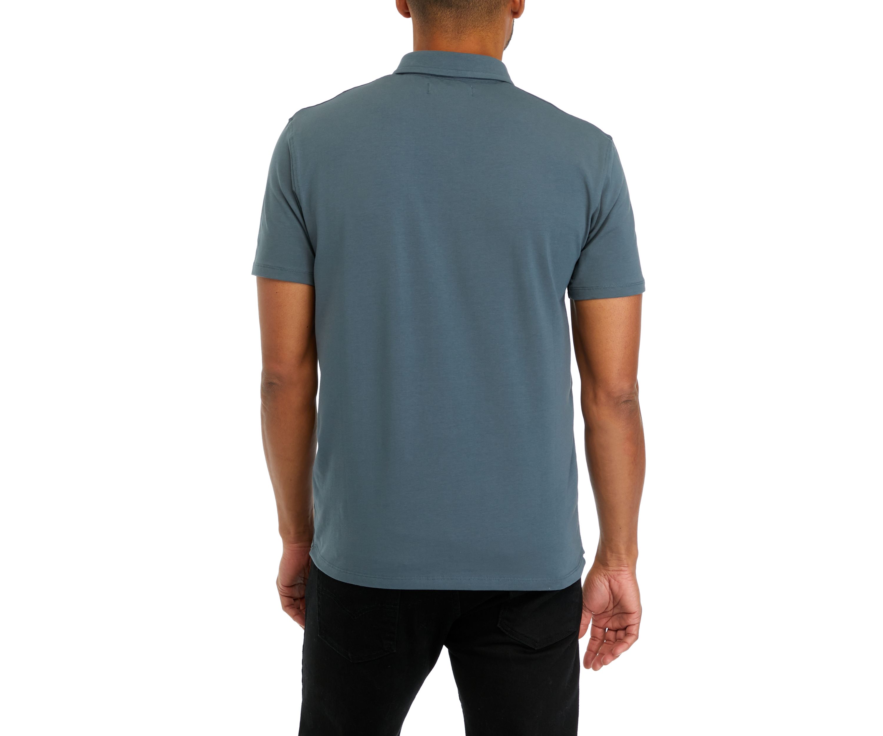 Mens Solid Classic Short Sleeve Polo Shirt