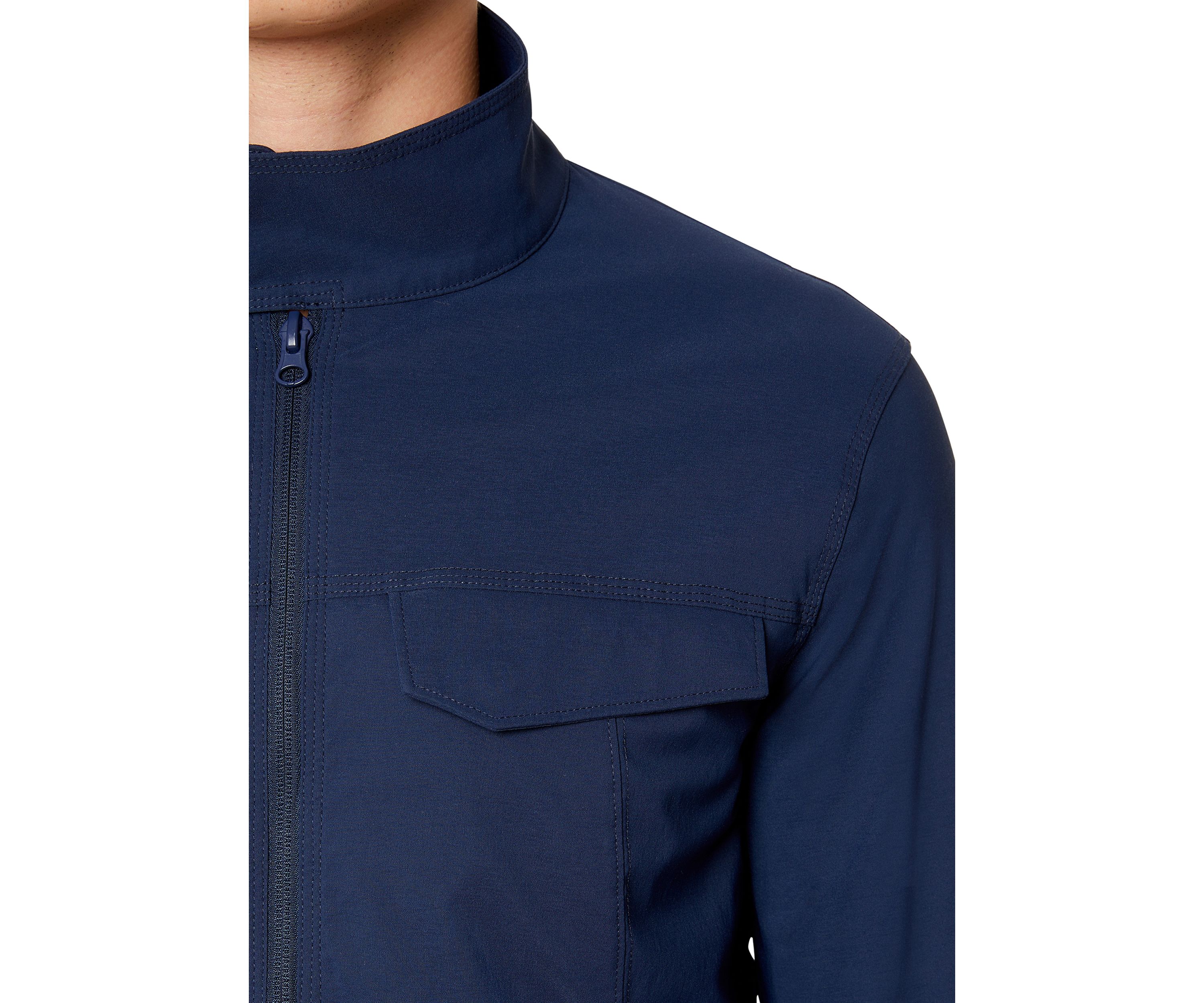 Mens Zip Front Slim Fit Jacket