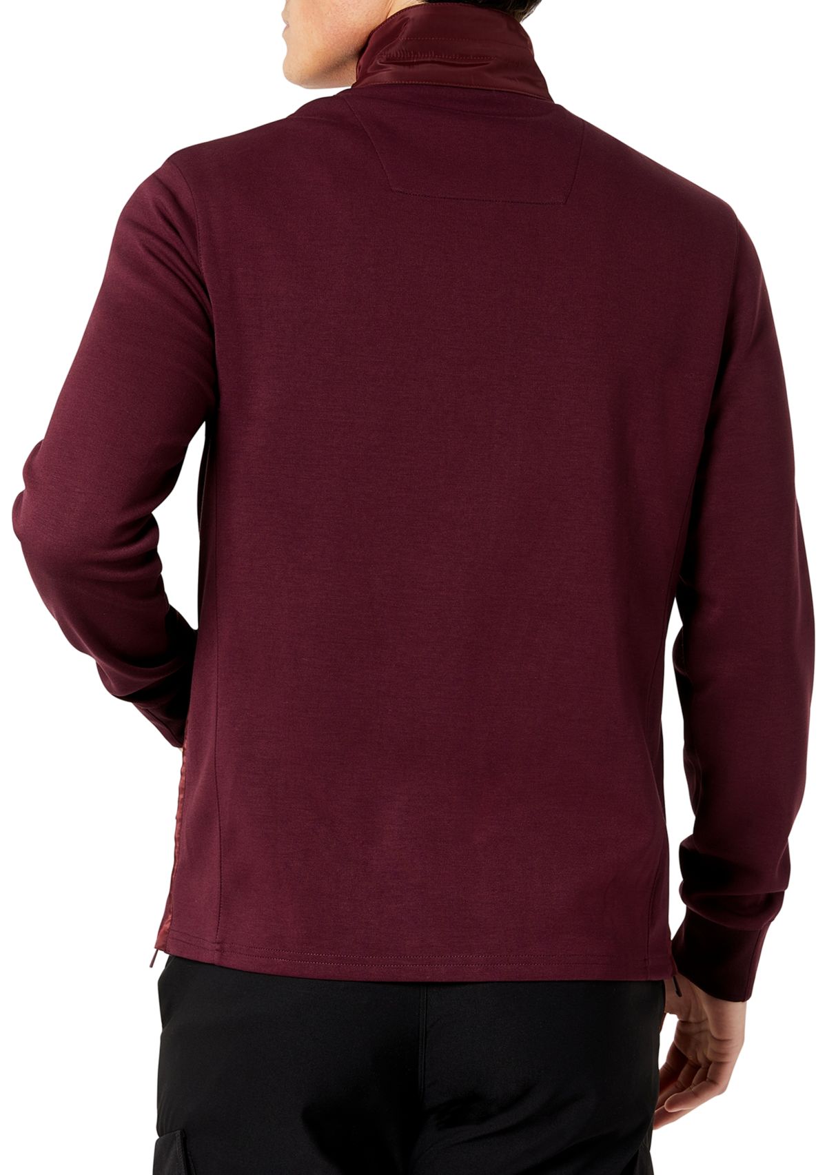 Mens Full Zip Stand Collar Layering Jacket