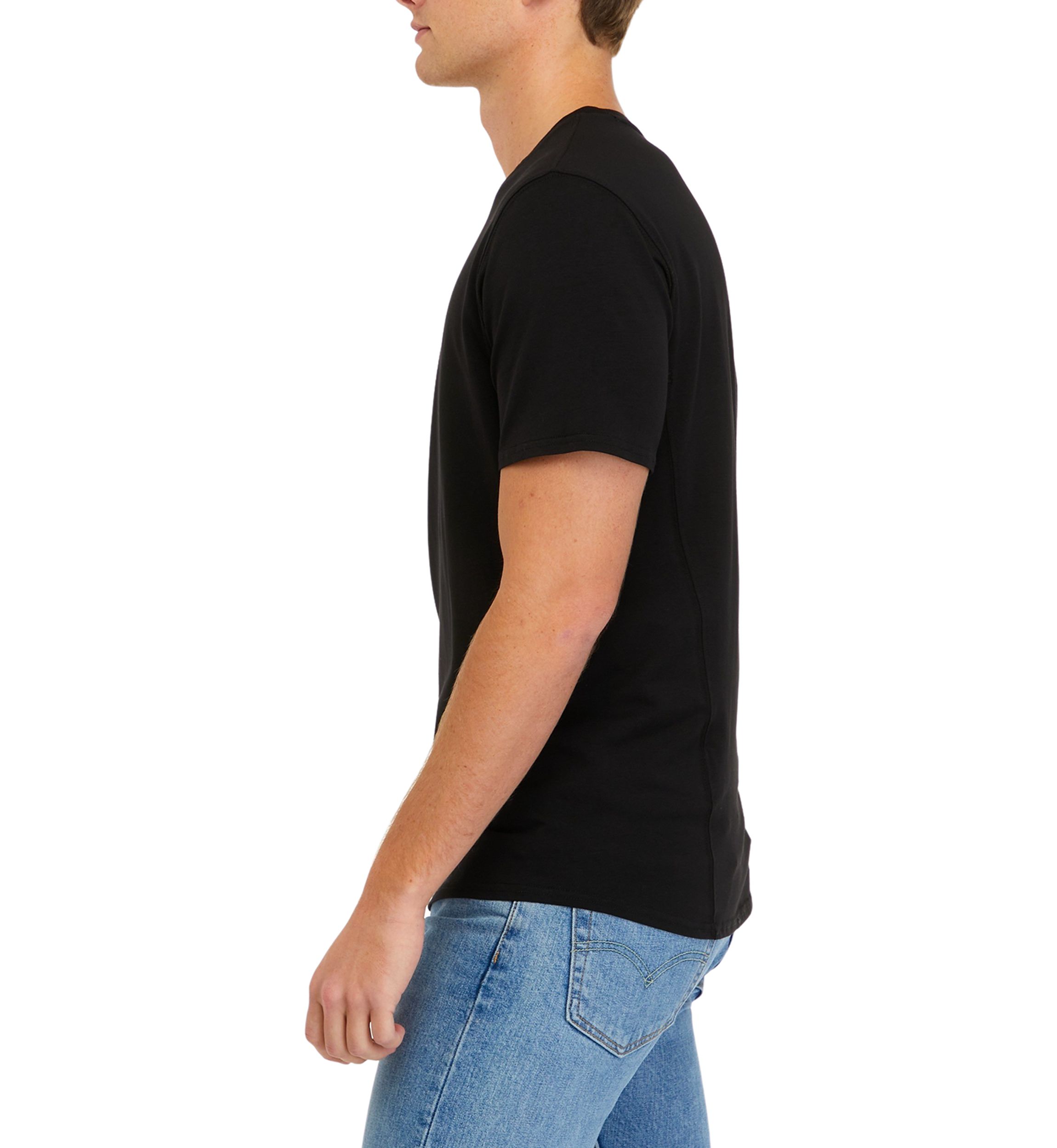 Mens Plain Classic Crew Neck T-Shirt